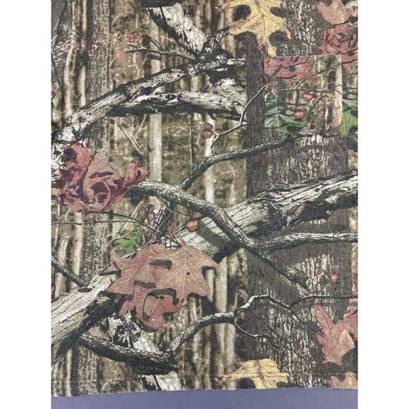Rare Vintage Y2K Yukon Gear Realtree Camo Nature Long Sleeve Mock Neck Large Art - Picture 5 of 9